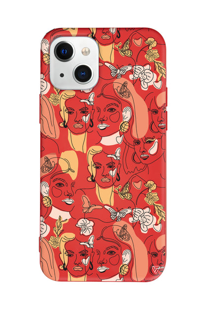 Seamless Face Lansman Model İçi Kadife Silikon Telefon Kılıfı – Plus Serisine Özel