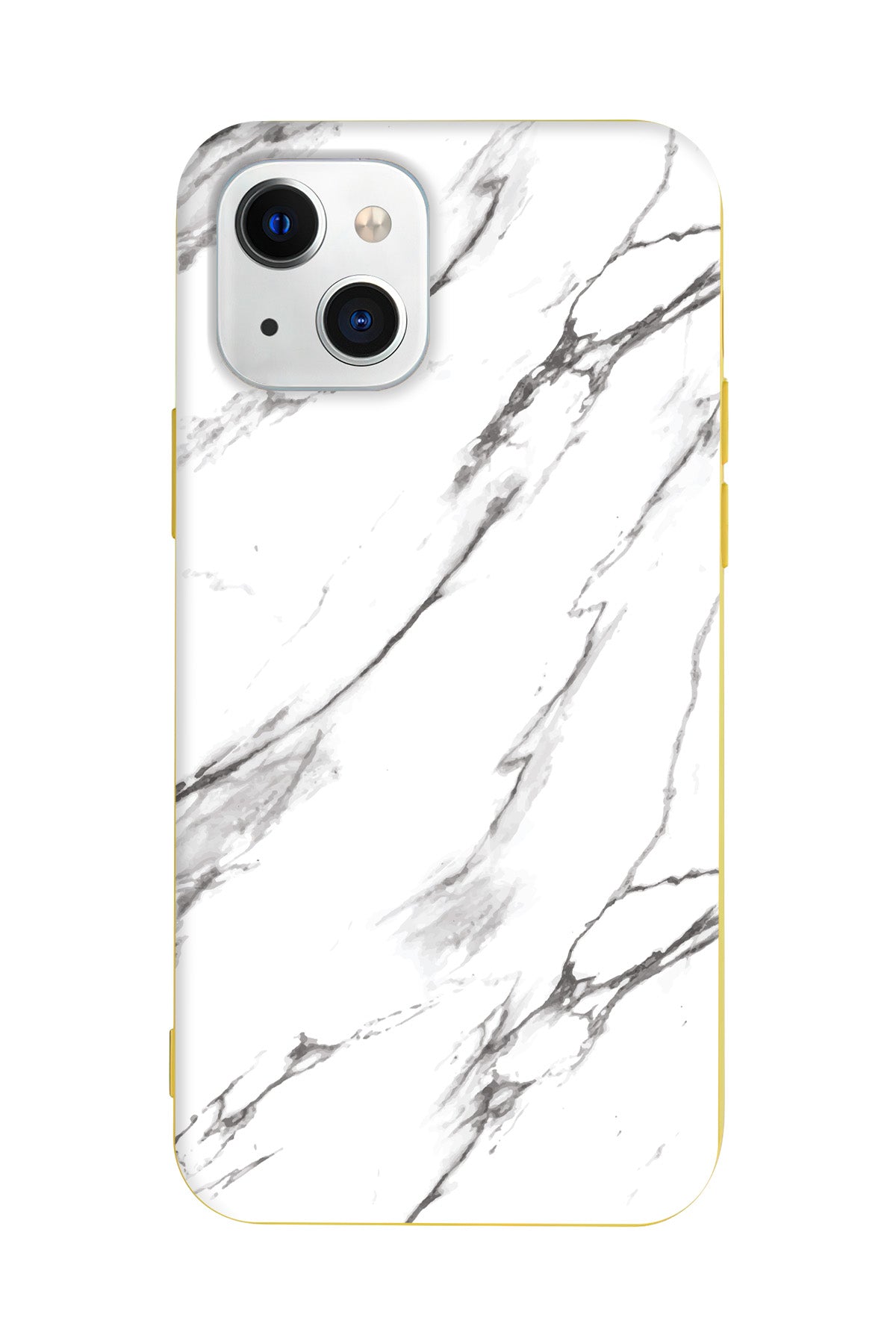 Beyaz Mermer 2 Lansman Model İçi Kadife Silikon Telefon Kılıfı – Plus Serisine Özel