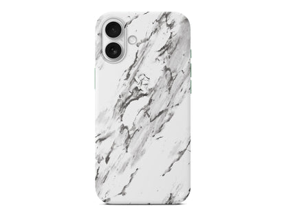 Beyaz Mermer 3 Lansman Model İçi Kadife Silikon Telefon Kılıfı – Plus Serisine Özel