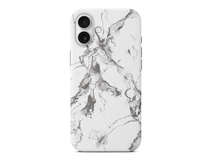 Beyaz Mermer 4 Lansman Model İçi Kadife Silikon Telefon Kılıfı