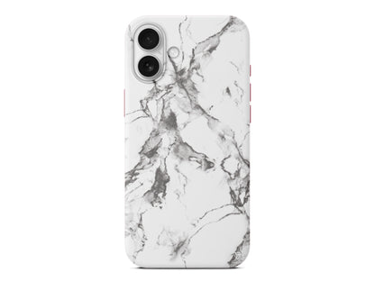 Beyaz Mermer 4 Lansman Model İçi Kadife Silikon Telefon Kılıfı