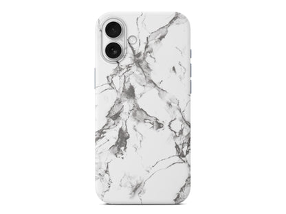 Beyaz Mermer 4 Lansman Model İçi Kadife Silikon Telefon Kılıfı