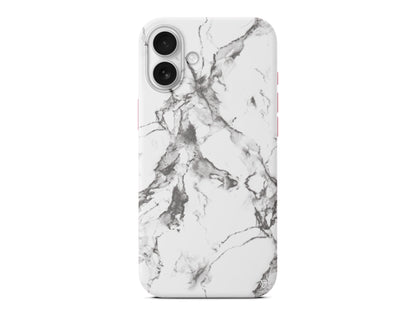 Beyaz Mermer 4 Lansman Model İçi Kadife Silikon Telefon Kılıfı