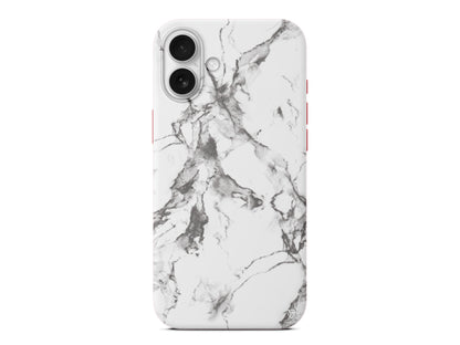 Beyaz Mermer 4 Lansman Model İçi Kadife Silikon Telefon Kılıfı – Plus Serisine Özel