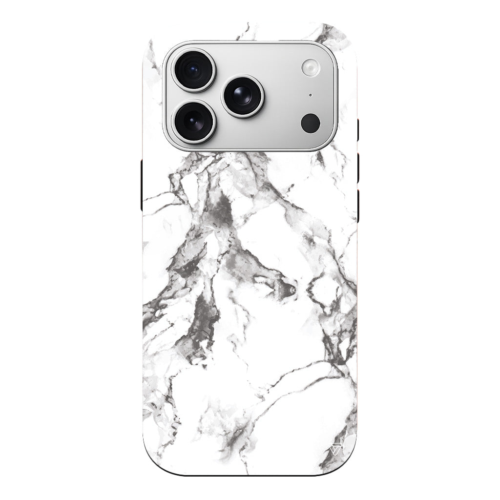 Beyaz Mermer 4 Lansman Model İçi Kadife Silikon Telefon Kılıfı