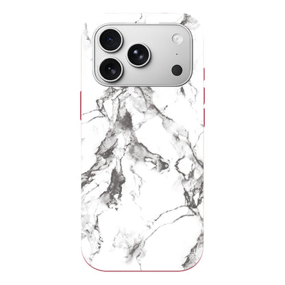 Beyaz Mermer 4 Lansman Model İçi Kadife Silikon Telefon Kılıfı