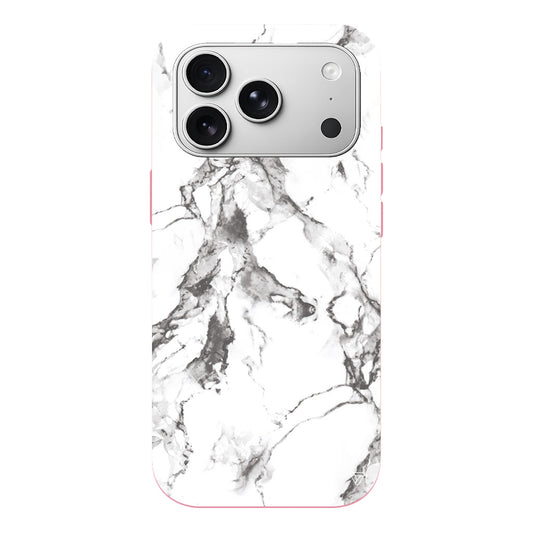 Beyaz Mermer 4 Lansman Model İçi Kadife Silikon Telefon Kılıfı
