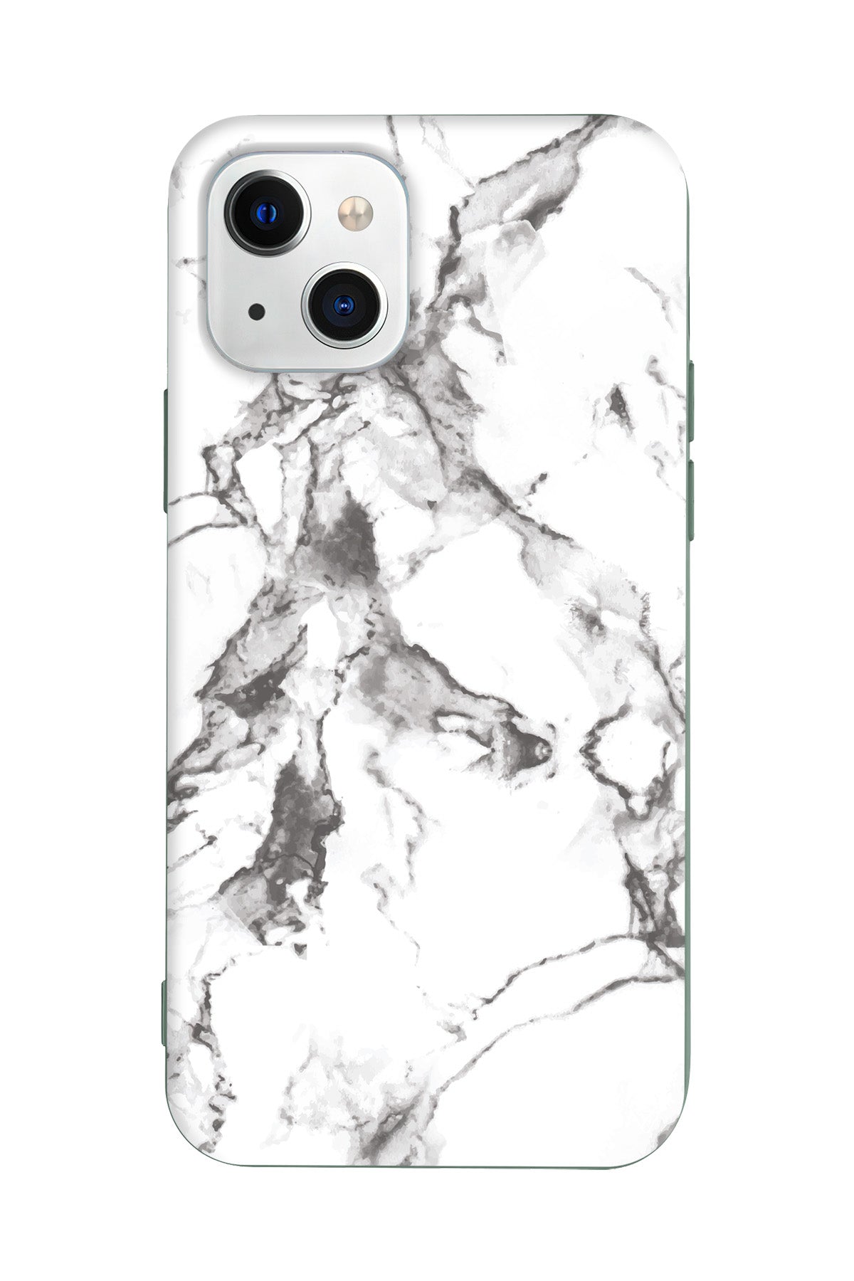 Beyaz Mermer 4 Lansman Model İçi Kadife Silikon Telefon Kılıfı – Plus Serisine Özel