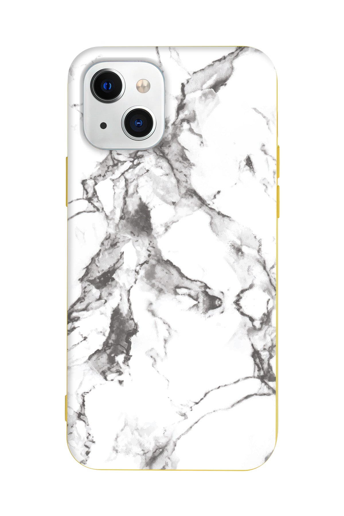 Beyaz Mermer 4 Lansman Model İçi Kadife Silikon Telefon Kılıfı – Plus Serisine Özel