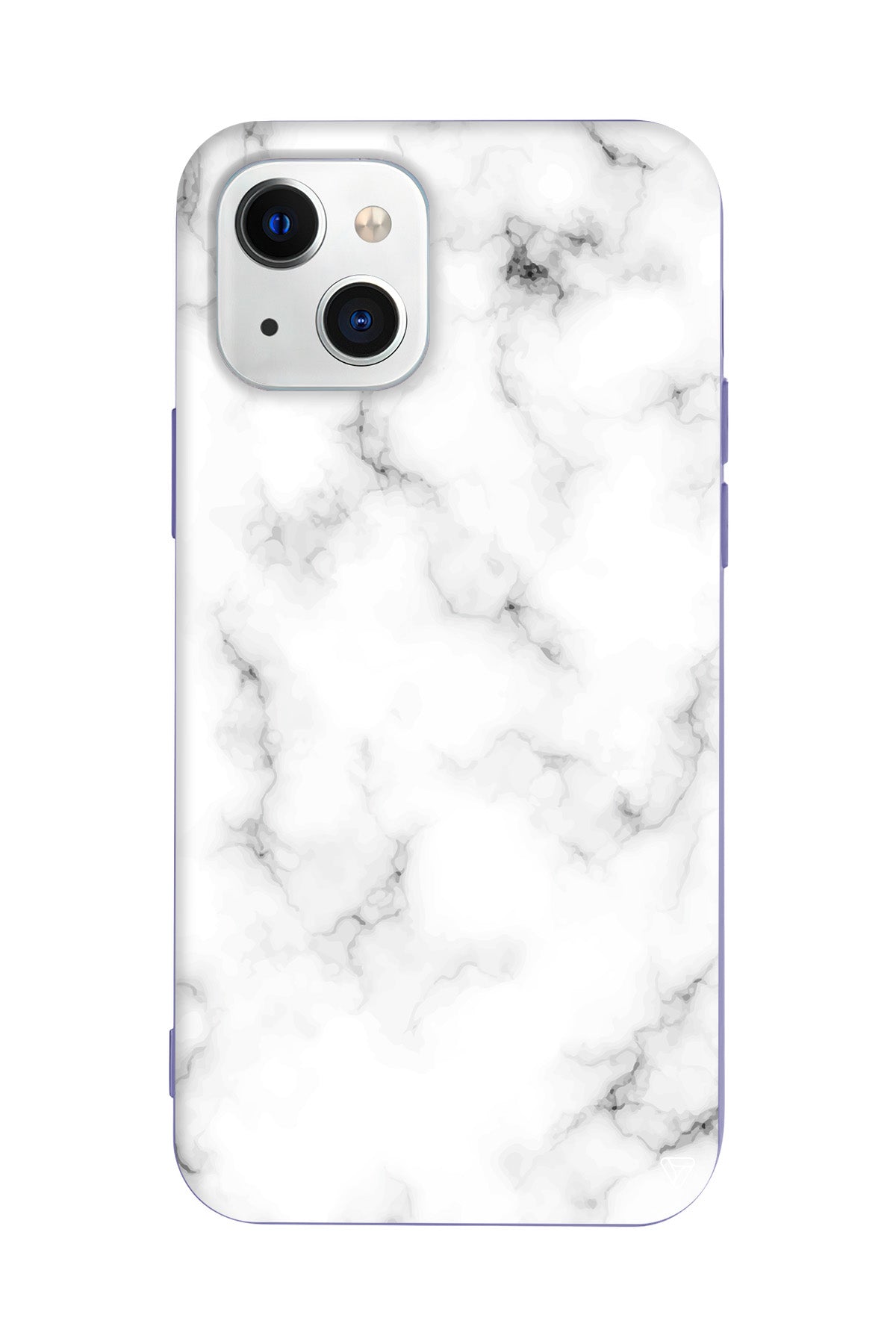 Beyaz Mermer 5 Lansman Model İçi Kadife Silikon Telefon Kılıfı