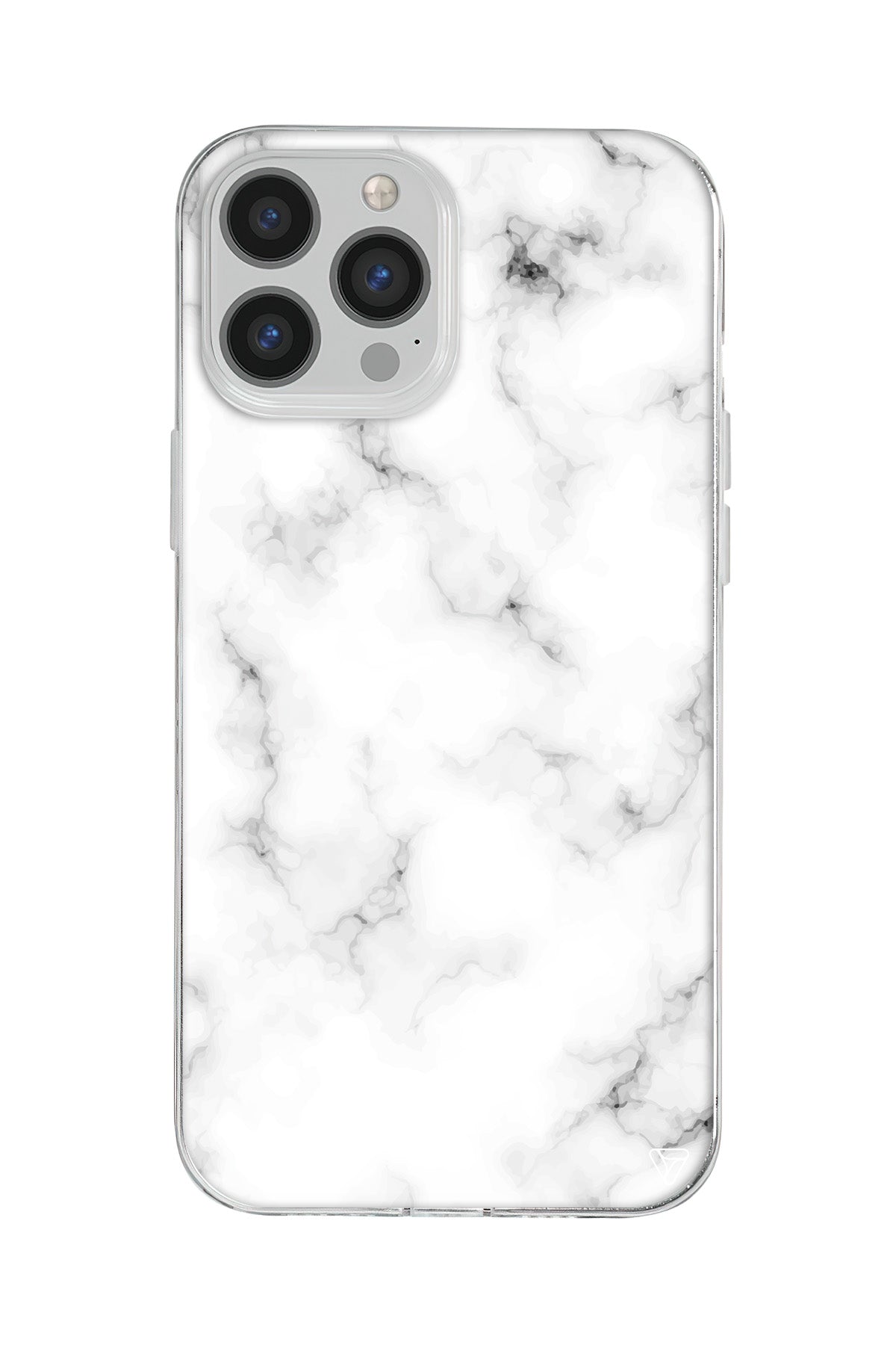 Beyaz Mermer 5 Lansman Model İçi Kadife Silikon Telefon Kılıfı