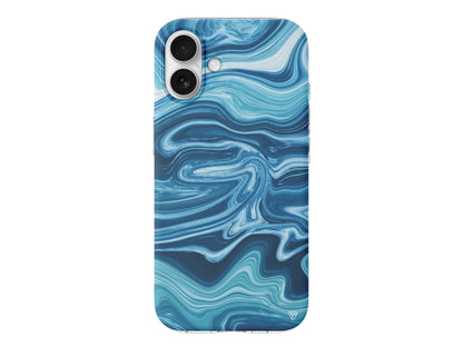 Mavi Akis Lansman Model İçi Kadife Silikon Telefon Kılıfı – Plus Serisine Özel