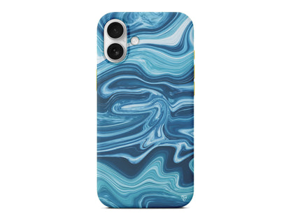 Mavi Akis Lansman Model İçi Kadife Silikon Telefon Kılıfı – Plus Serisine Özel