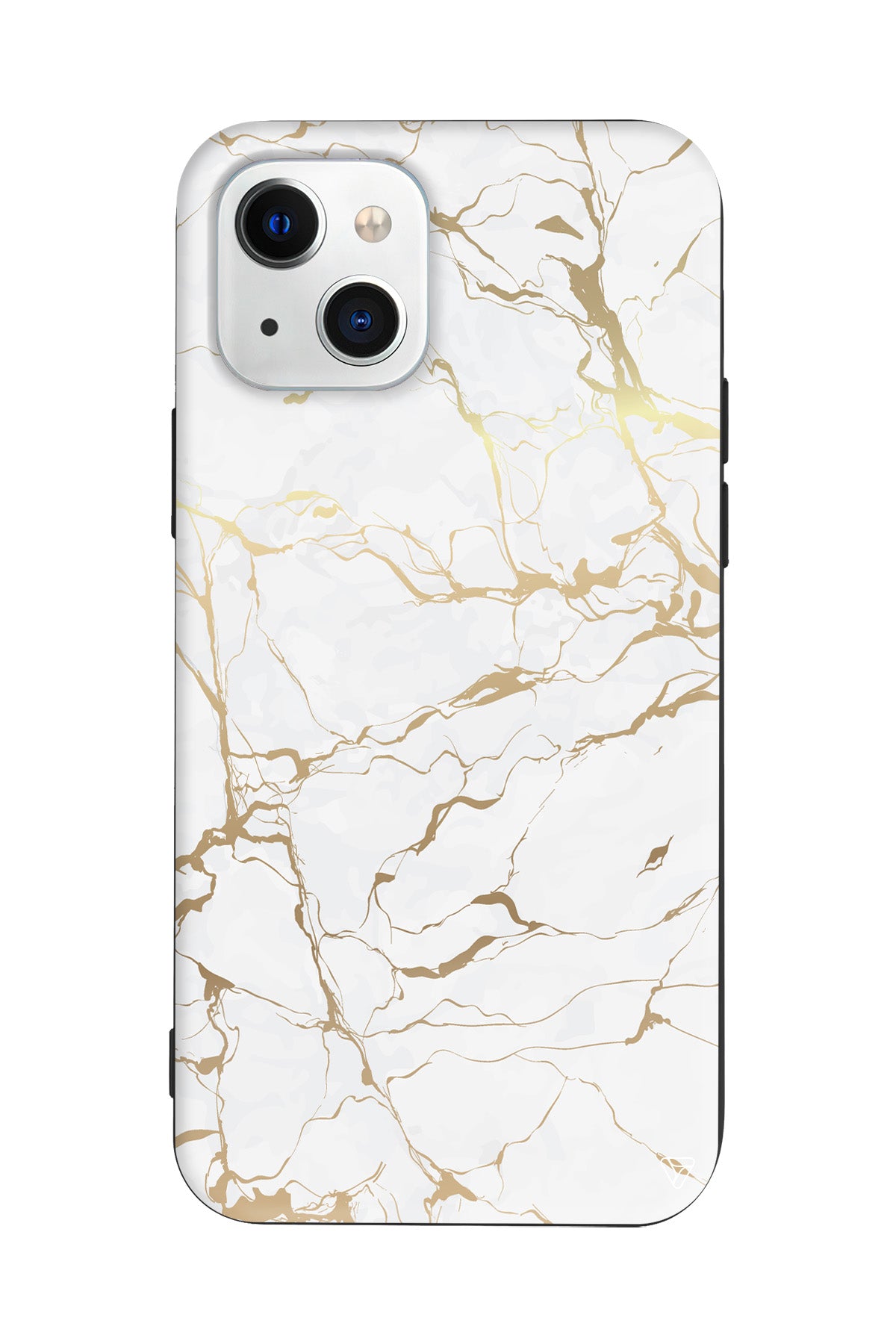 Gold Mermer Lansman Model İçi Kadife Silikon Telefon Kılıfı – Plus Serisine Özel