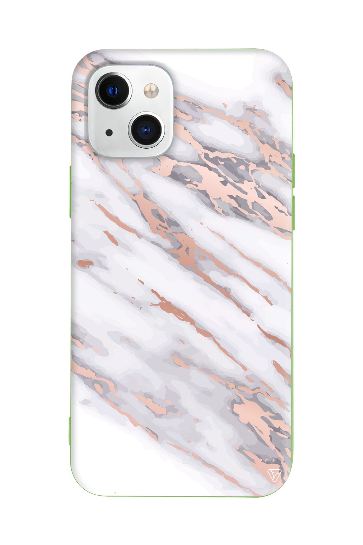 Rose Mermer Lansman Model İçi Kadife Silikon Telefon Kılıfı – Plus Serisine Özel