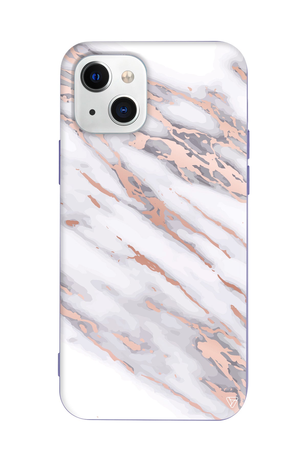 Rose Mermer Lansman Model İçi Kadife Silikon Telefon Kılıfı – Plus Serisine Özel