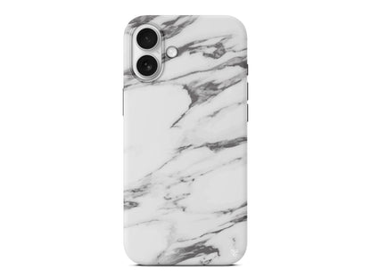 Beyaz Mermer 6 Lansman Model İçi Kadife Silikon Telefon Kılıfı