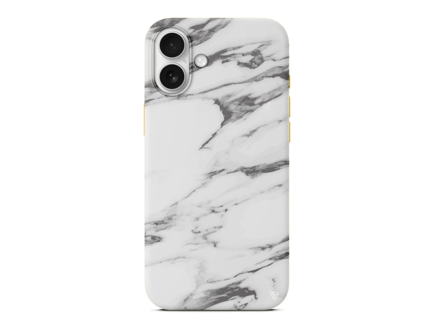 Beyaz Mermer 6 Lansman Model İçi Kadife Silikon Telefon Kılıfı