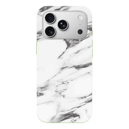 Beyaz Mermer 6 Lansman Model İçi Kadife Silikon Telefon Kılıfı