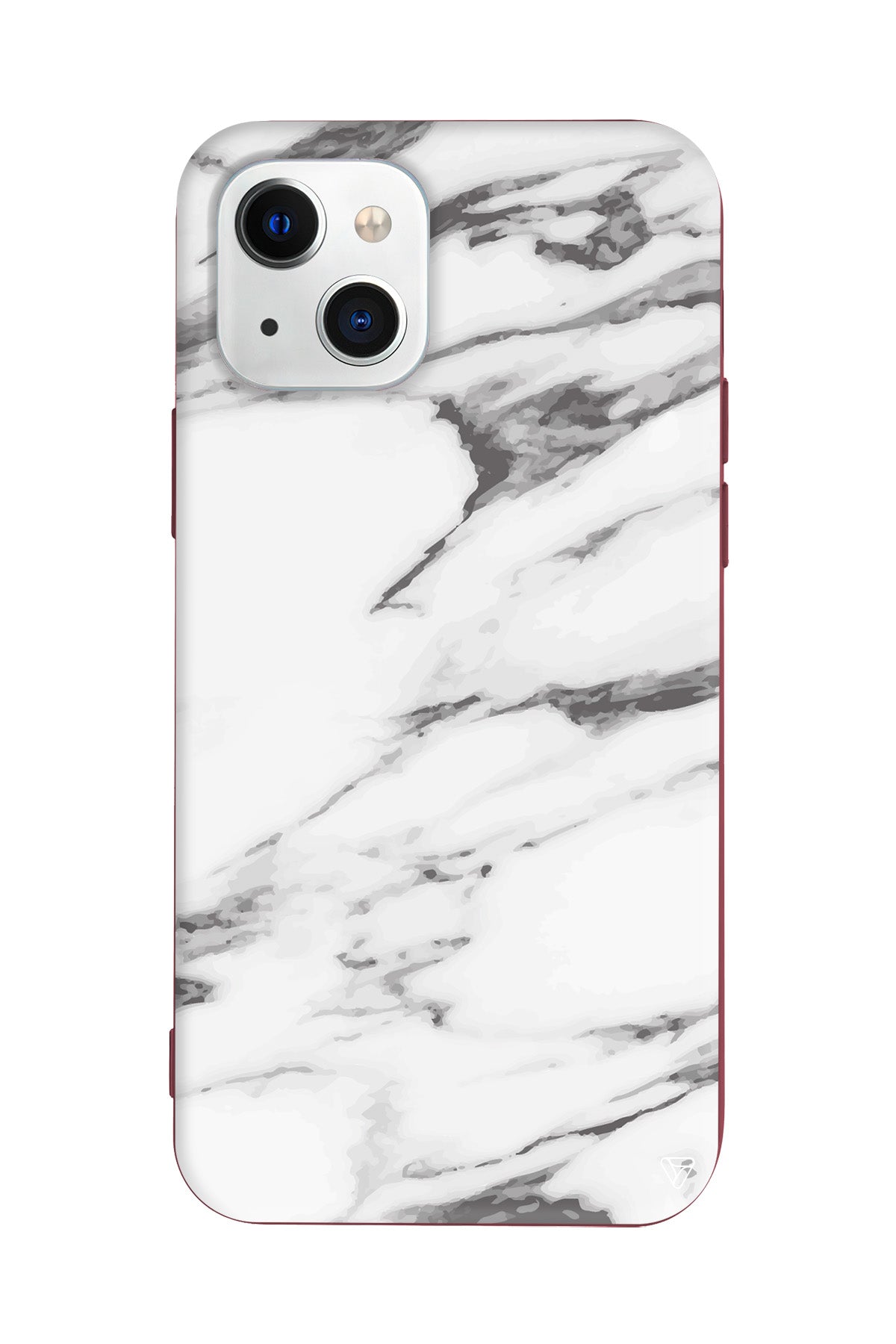 Beyaz Mermer 6 Lansman Model İçi Kadife Silikon Telefon Kılıfı – Plus Serisine Özel