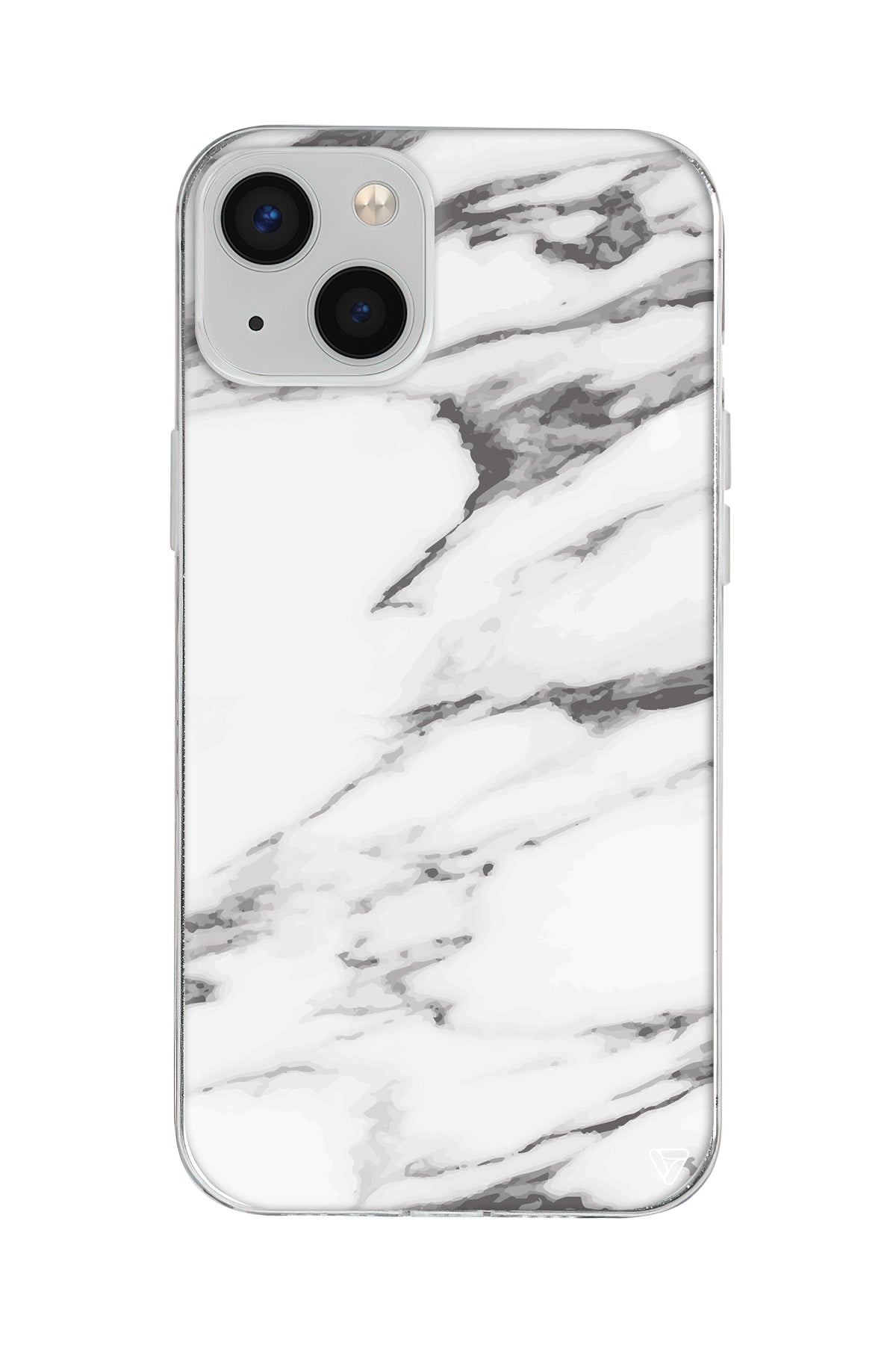 Beyaz Mermer 6 Lansman Model İçi Kadife Silikon Telefon Kılıfı