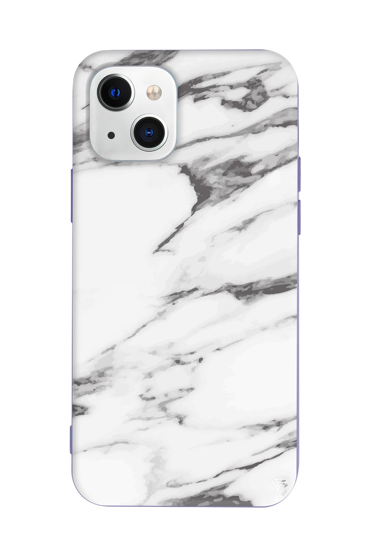 Beyaz Mermer 6 Lansman Model İçi Kadife Silikon Telefon Kılıfı