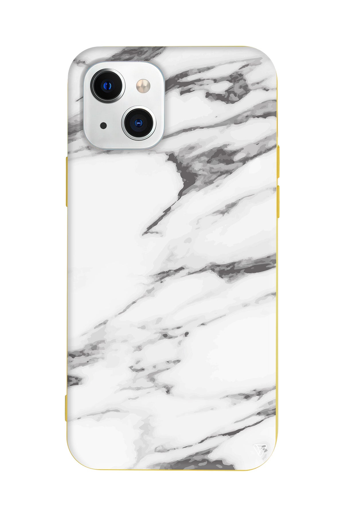 Beyaz Mermer 6 Lansman Model İçi Kadife Silikon Telefon Kılıfı