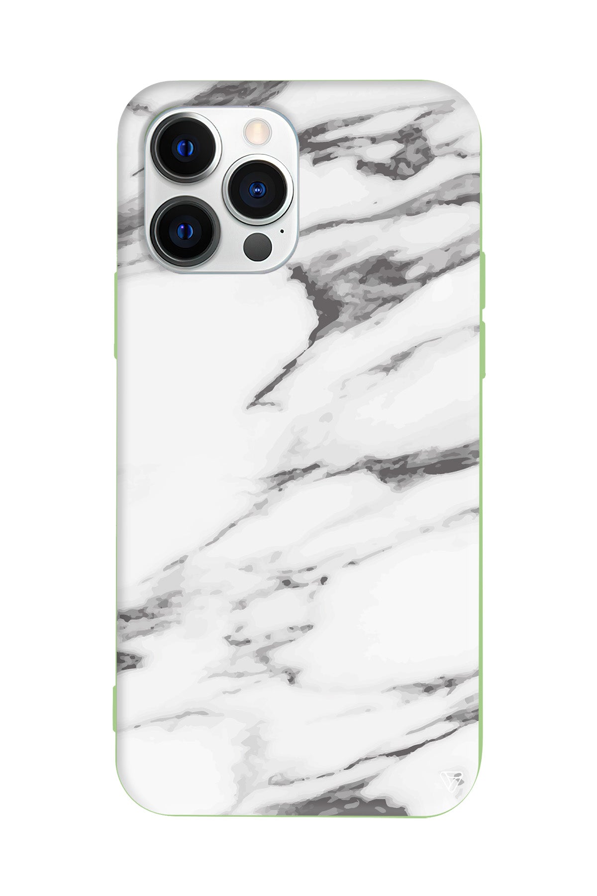 Beyaz Mermer 6 Lansman Model İçi Kadife Silikon Telefon Kılıfı