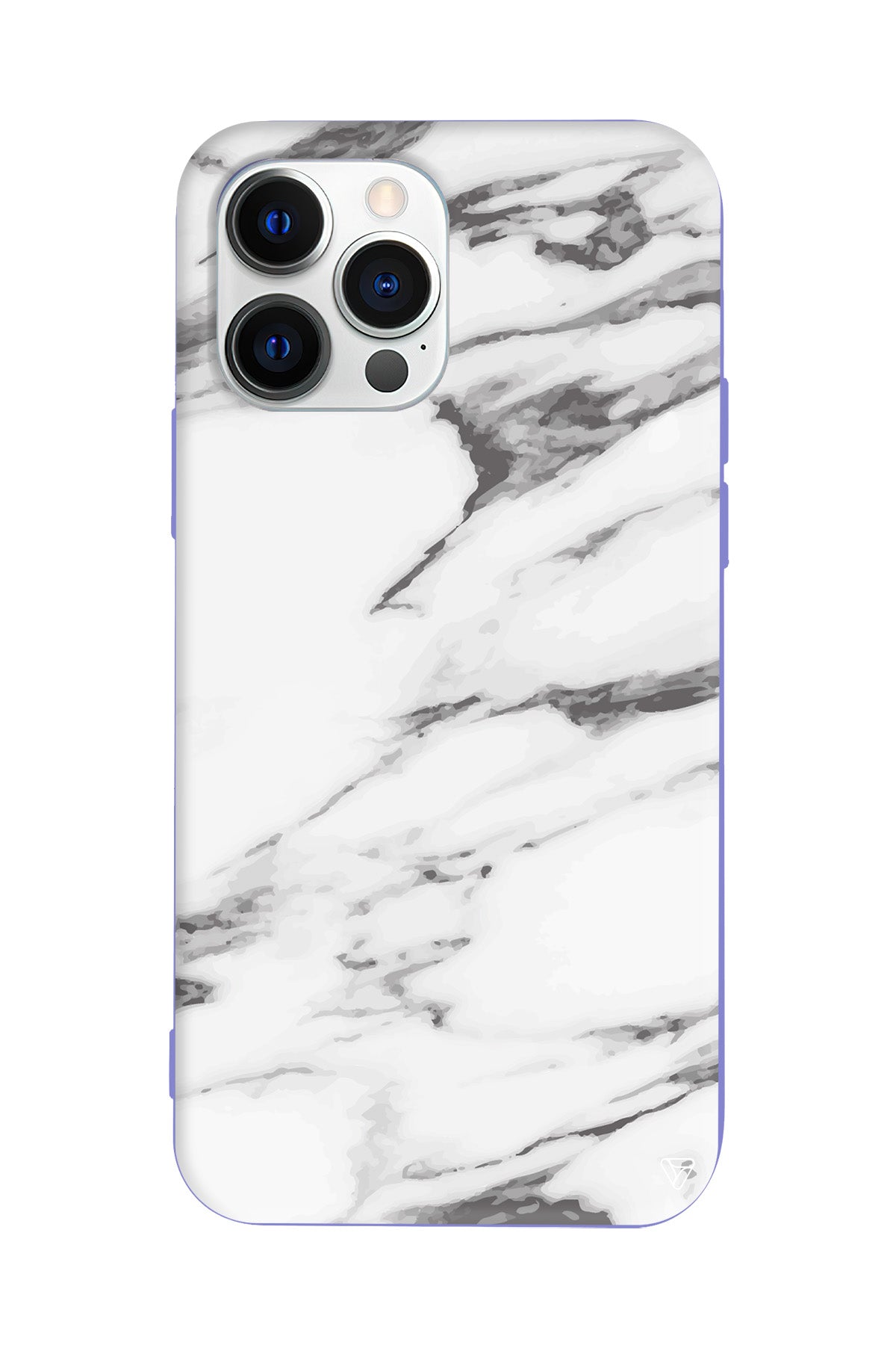 Beyaz Mermer 6 Lansman Model İçi Kadife Silikon Telefon Kılıfı