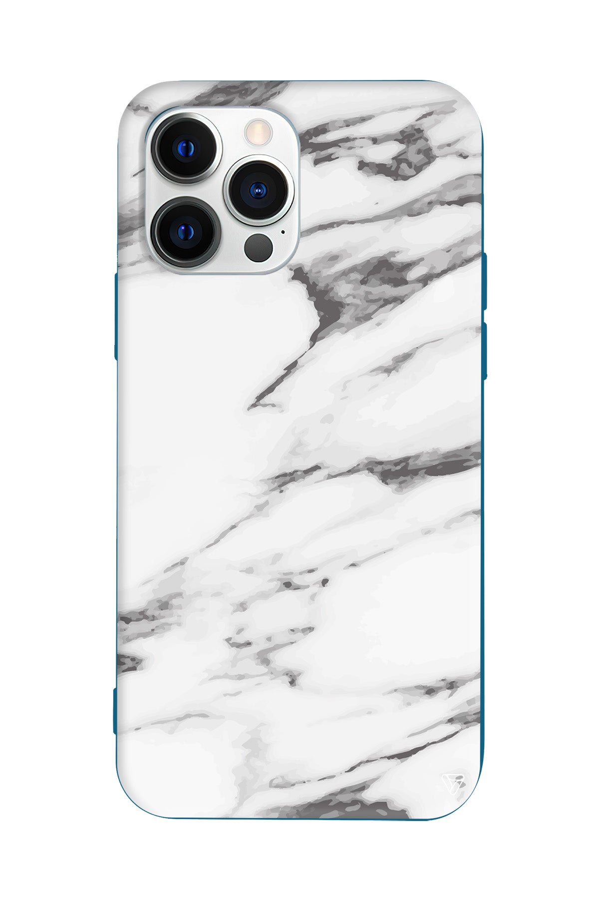 Beyaz Mermer 6 Lansman Model İçi Kadife Silikon Telefon Kılıfı