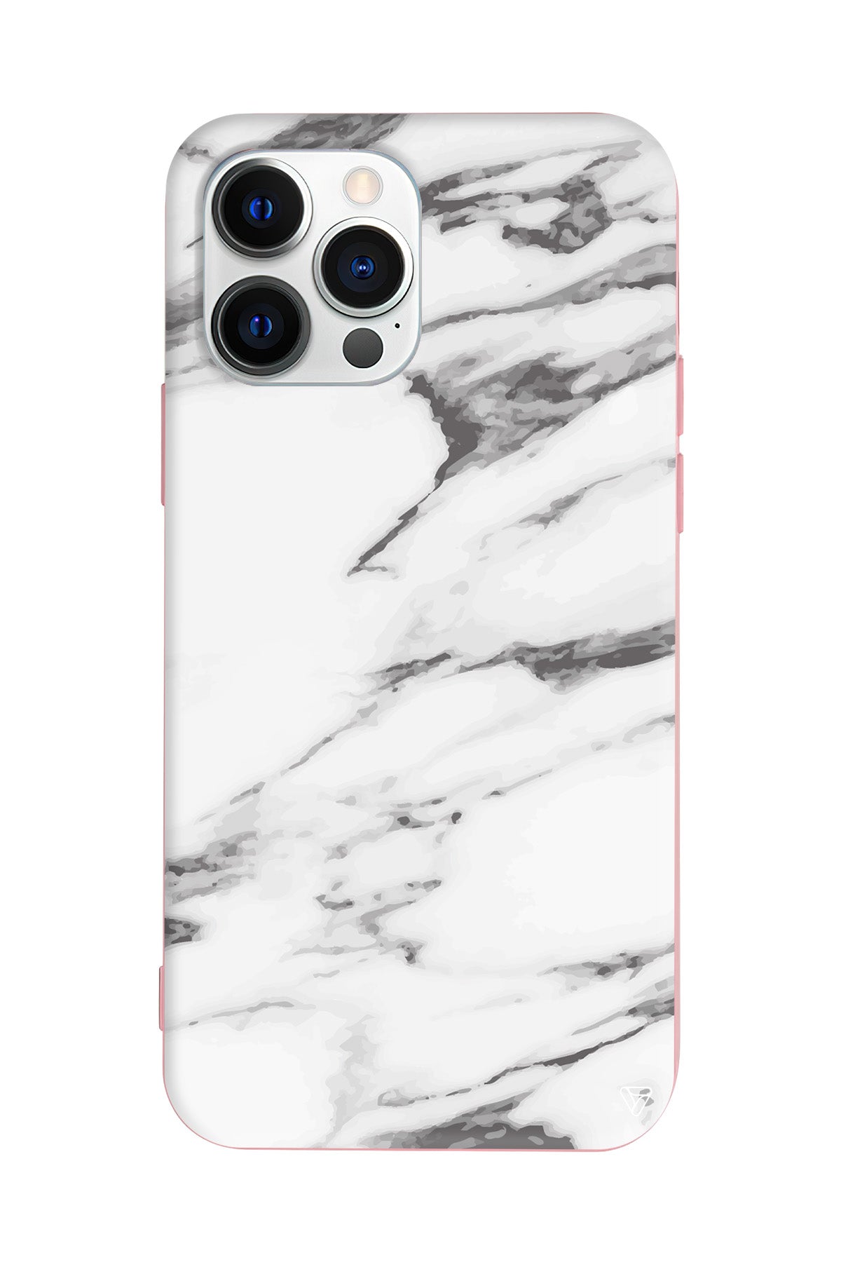 Beyaz Mermer 6 Lansman Model İçi Kadife Silikon Telefon Kılıfı