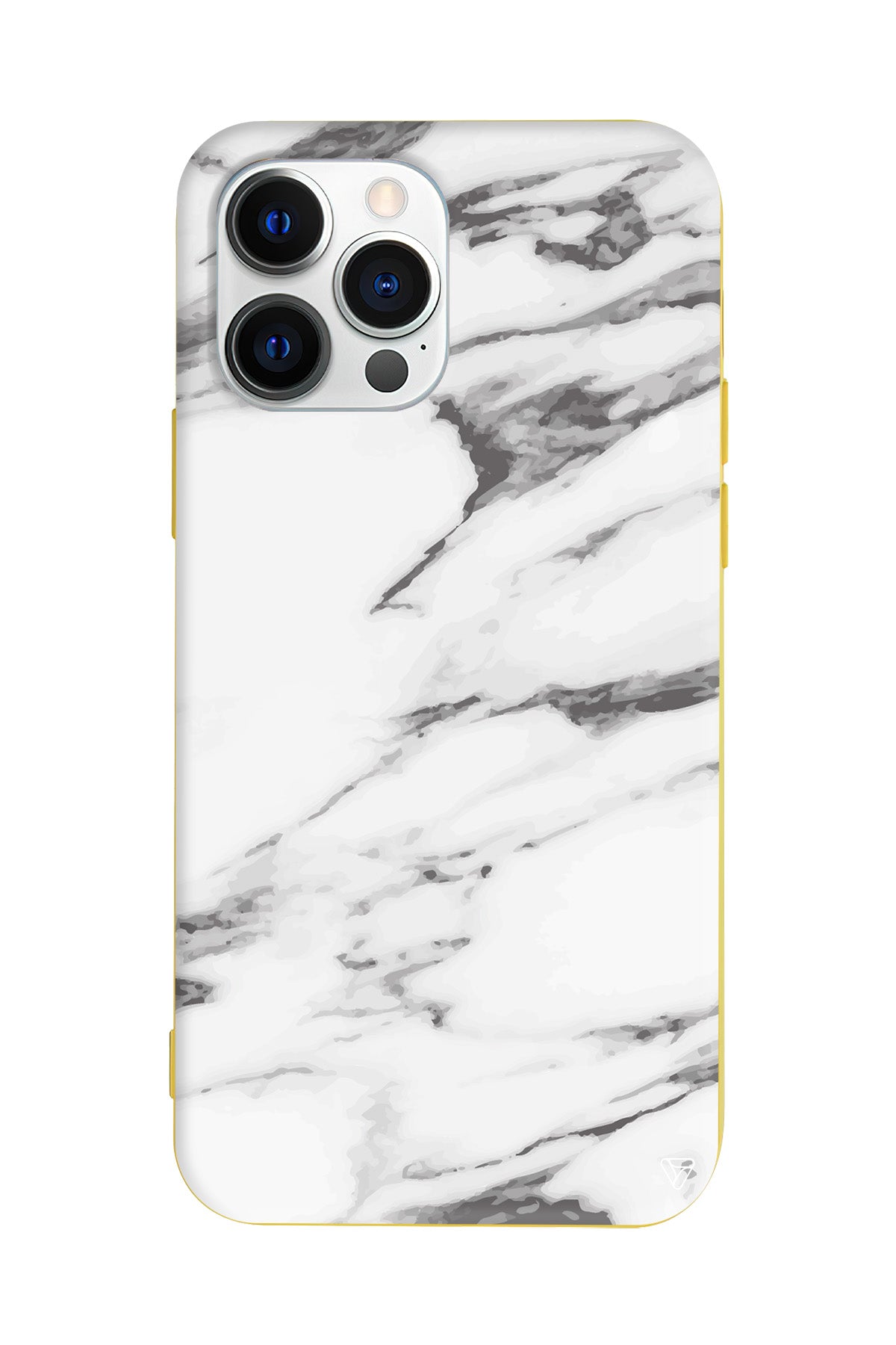 Beyaz Mermer 6 Lansman Model İçi Kadife Silikon Telefon Kılıfı