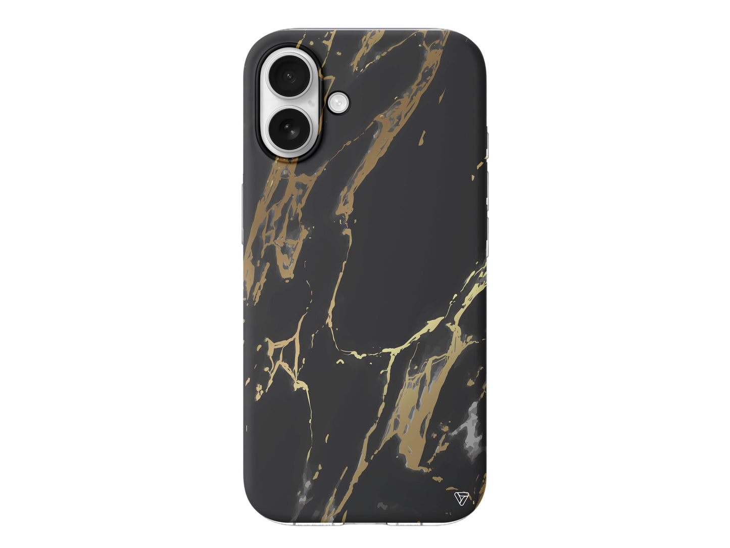 Siyah Mermer Lansman Model İçi Kadife Silikon Telefon Kılıfı – Plus Serisine Özel