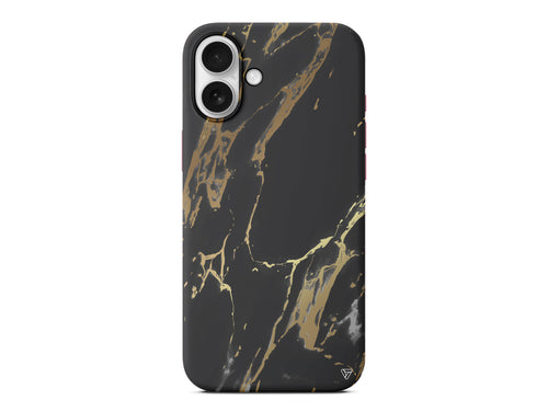 Siyah Mermer Lansman Model İçi Kadife Silikon Telefon Kılıfı – Plus Serisine Özel