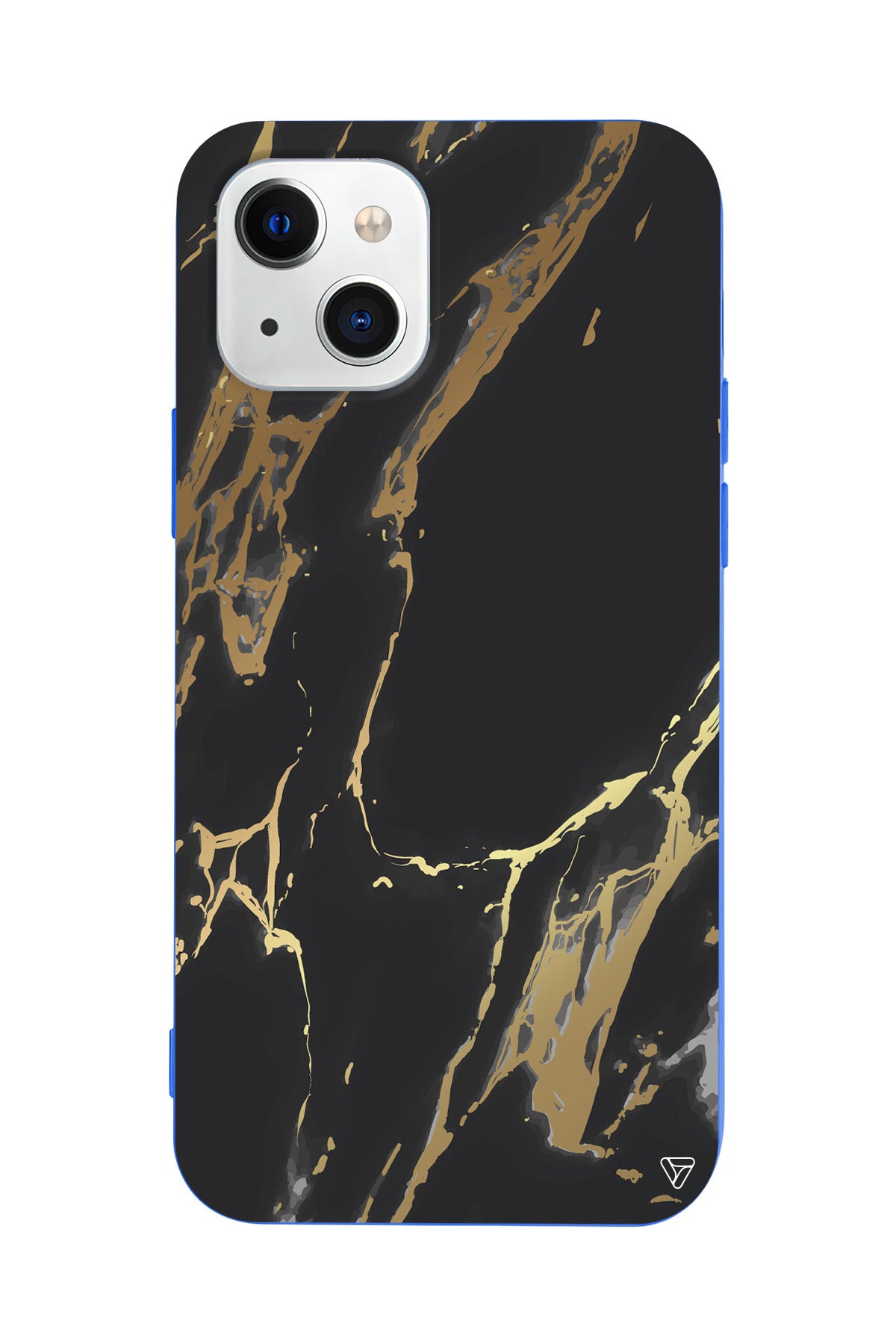 Siyah Mermer Lansman Model İçi Kadife Silikon Telefon Kılıfı – Plus Serisine Özel