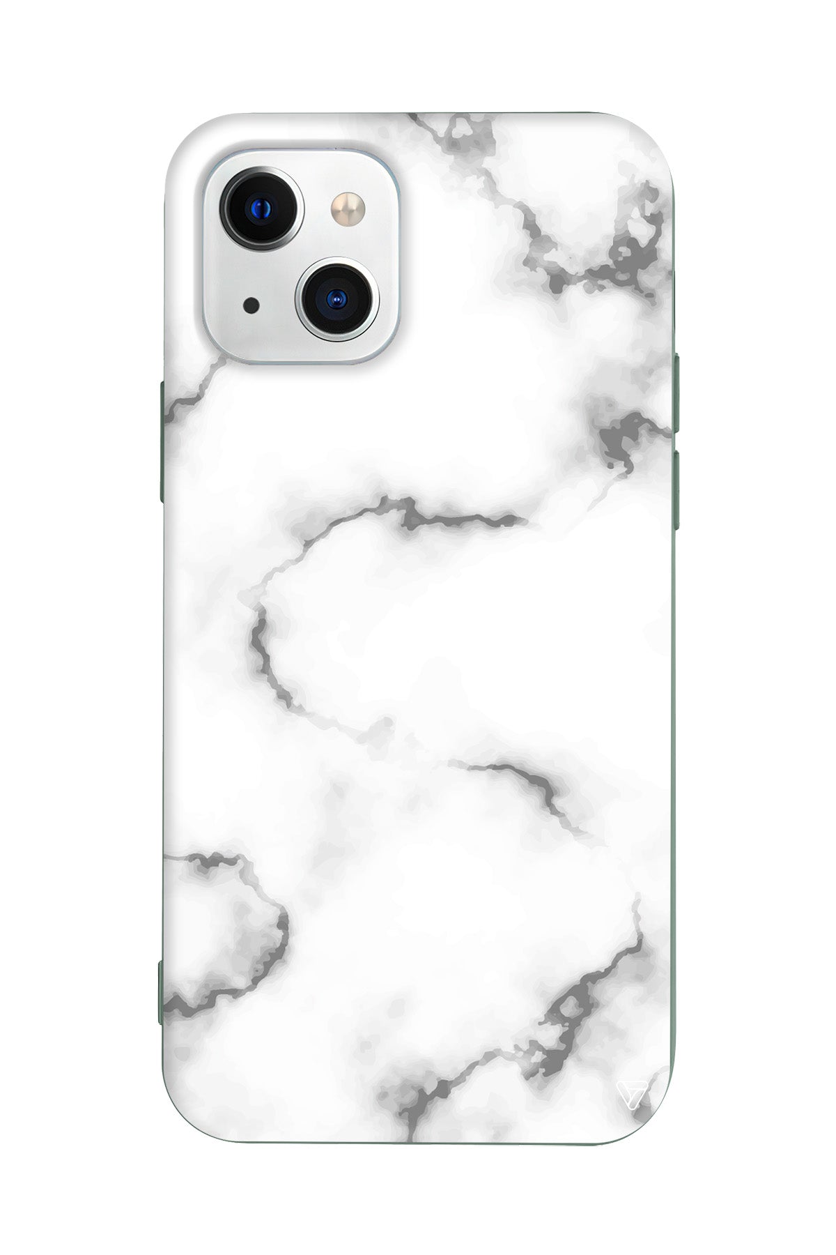 Catlak Beyaz Mermer Lansman Model İçi Kadife Silikon Telefon Kılıfı – Plus Serisine Özel