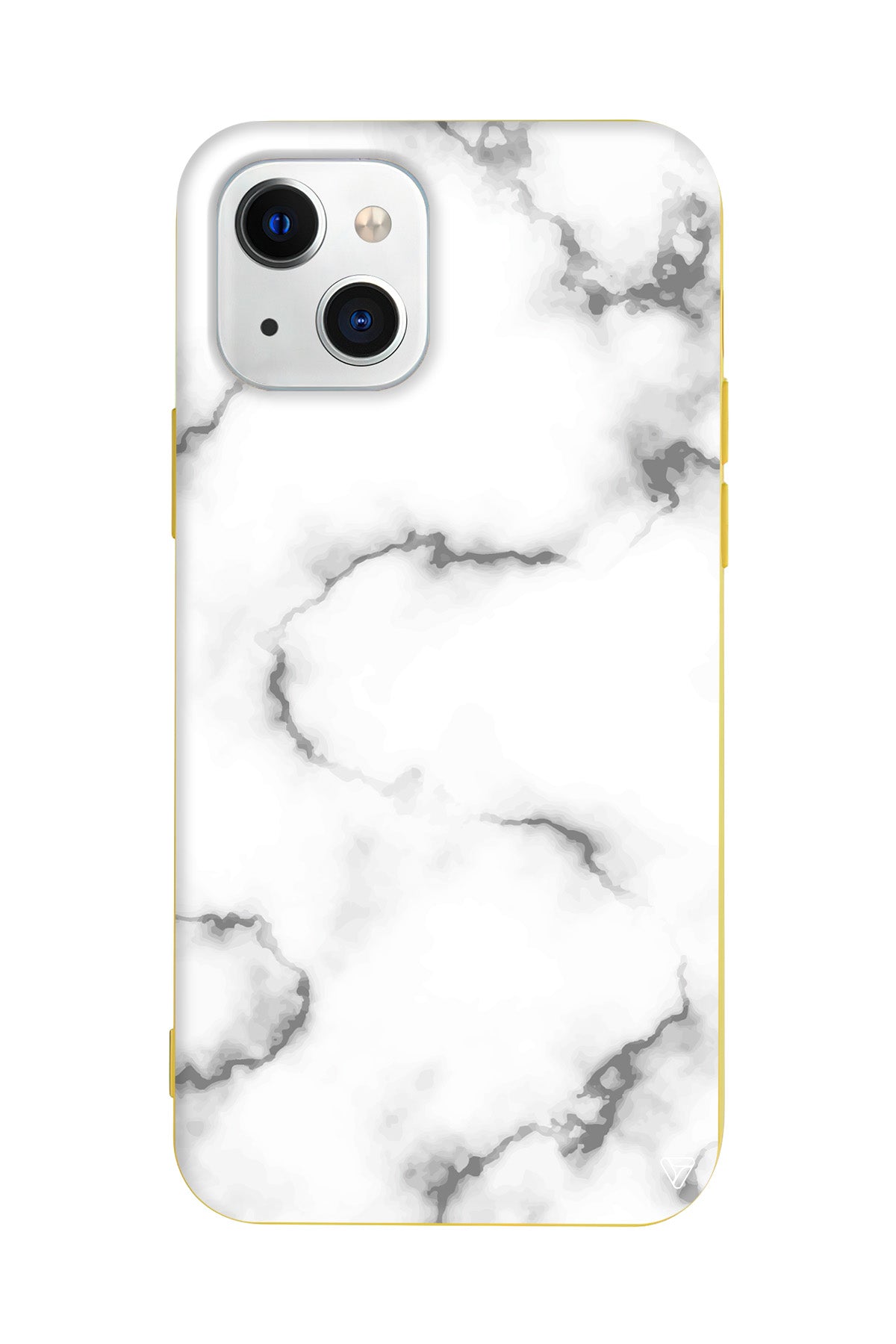 Catlak Beyaz Mermer Lansman Model İçi Kadife Silikon Telefon Kılıfı – Plus Serisine Özel