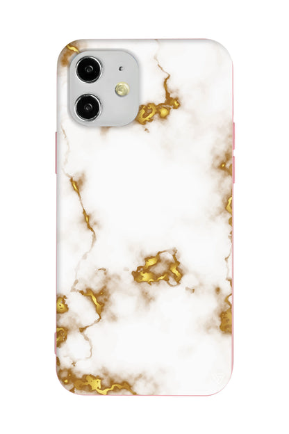 Gold Catlak Lansman Model İçi Kadife Silikon Telefon Kılıfı