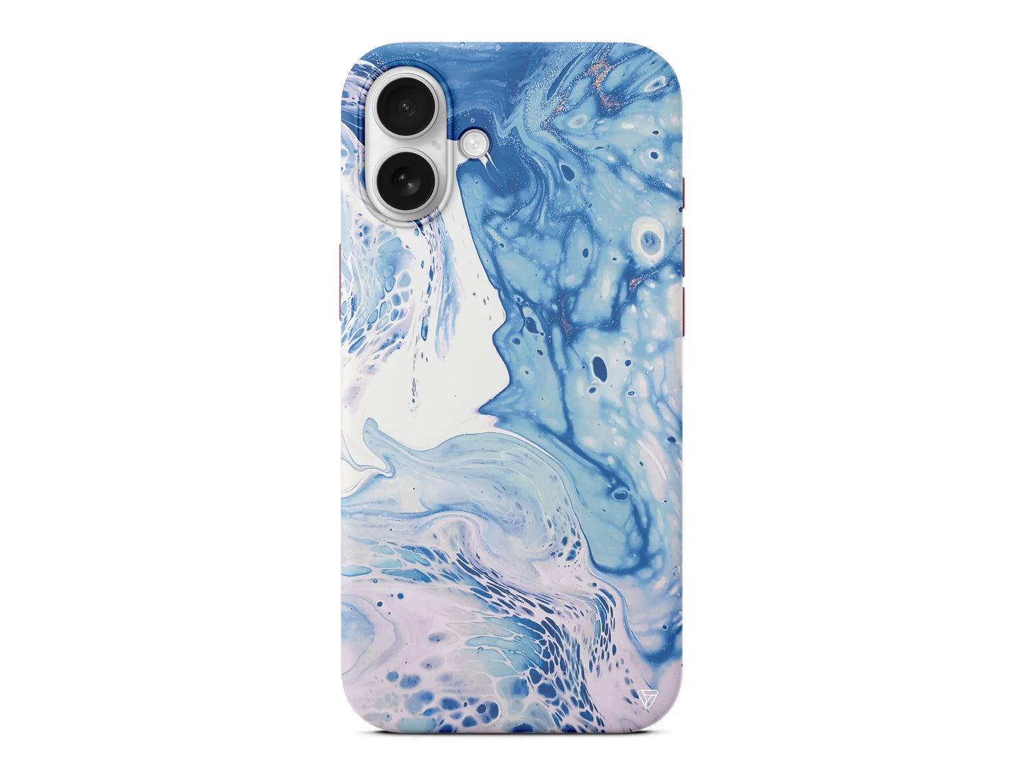 Mavi Kopuk Lansman Model İçi Kadife Silikon Telefon Kılıfı – Plus Serisine Özel