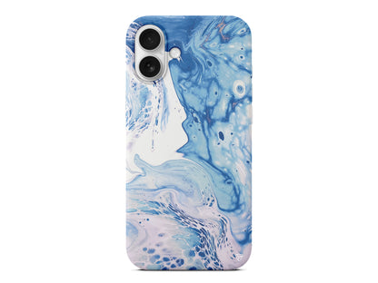 Mavi Kopuk Lansman Model İçi Kadife Silikon Telefon Kılıfı – Plus Serisine Özel