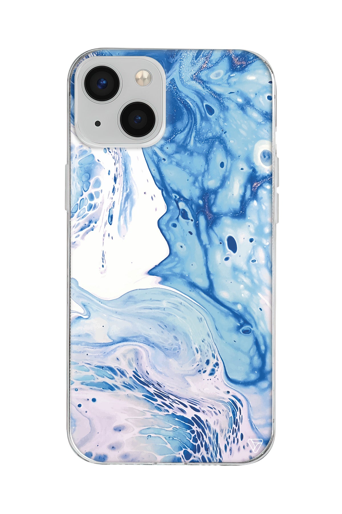 Mavi Kopuk Lansman Model İçi Kadife Silikon Telefon Kılıfı – Plus Serisine Özel