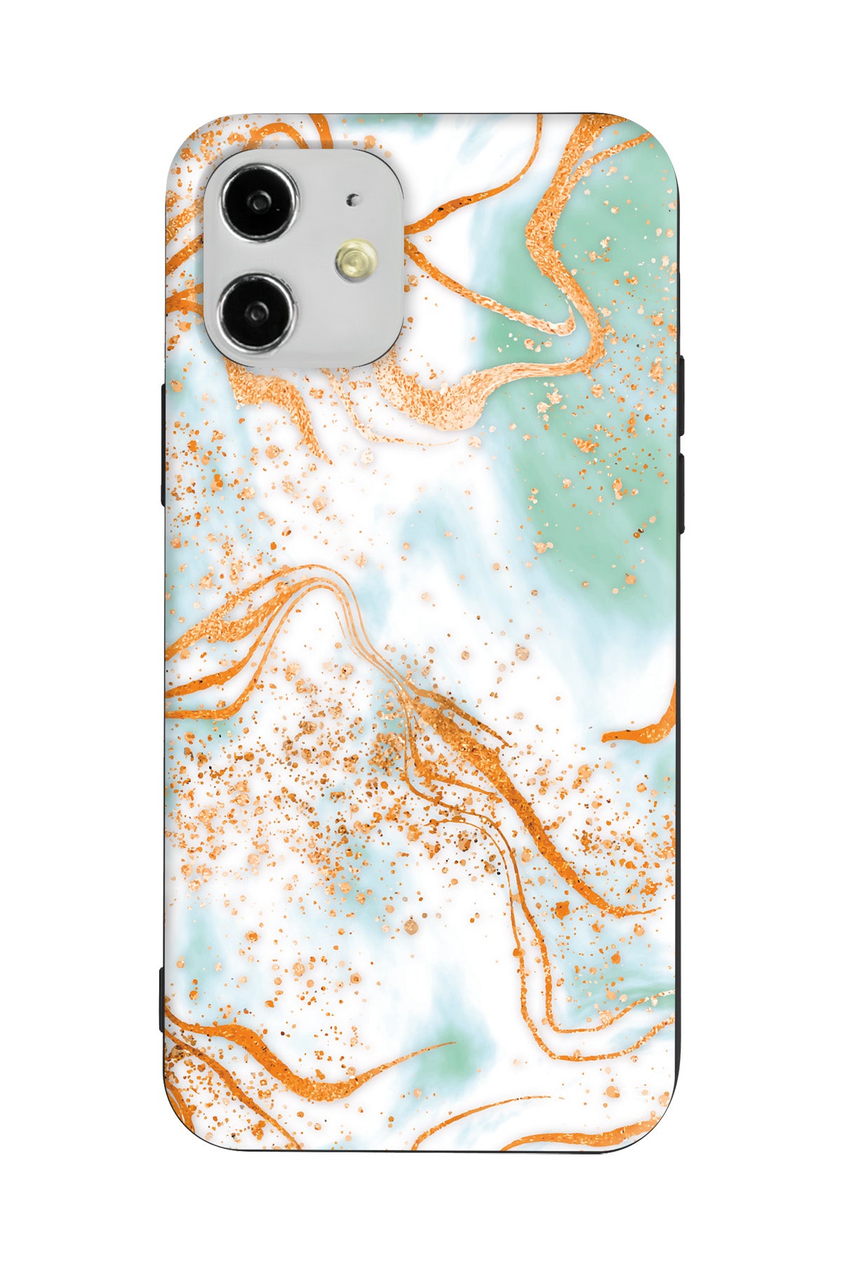 Turkuaz Lansman Model İçi Kadife Silikon Telefon Kılıfı