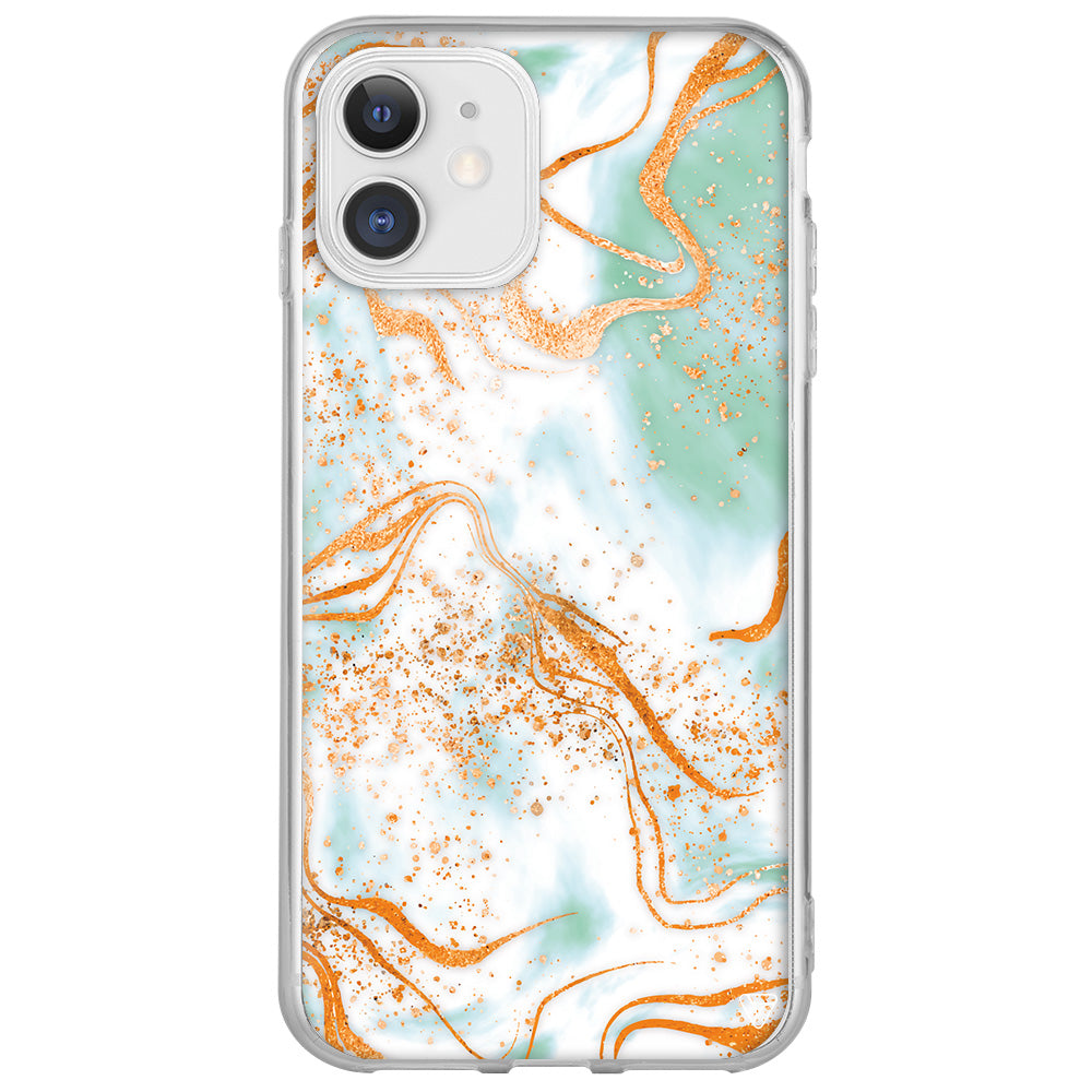 Turkuaz Lansman Model İçi Kadife Silikon Telefon Kılıfı