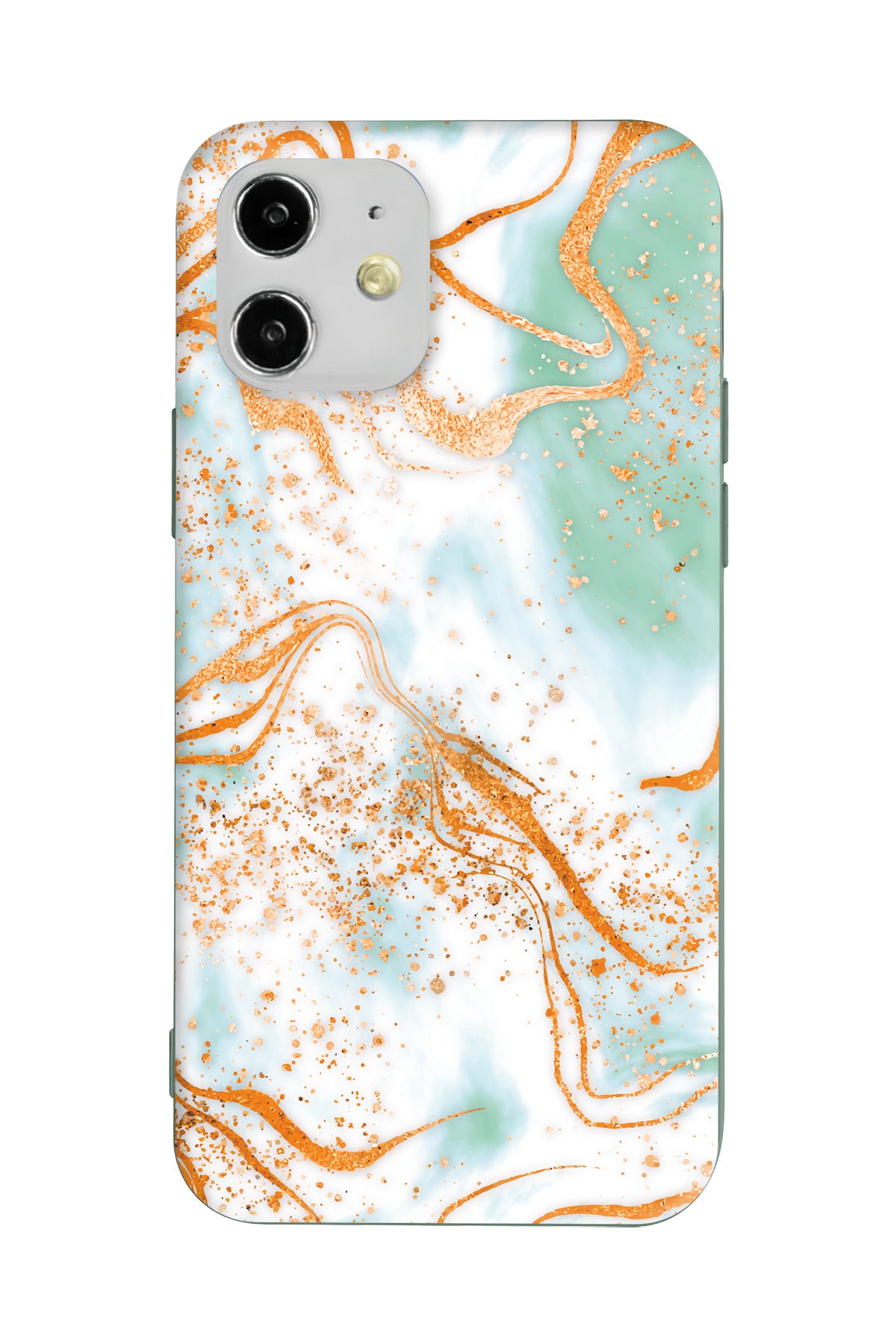 Turkuaz Lansman Model İçi Kadife Silikon Telefon Kılıfı