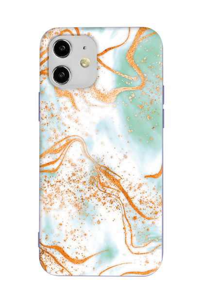 Turkuaz Lansman Model İçi Kadife Silikon Telefon Kılıfı