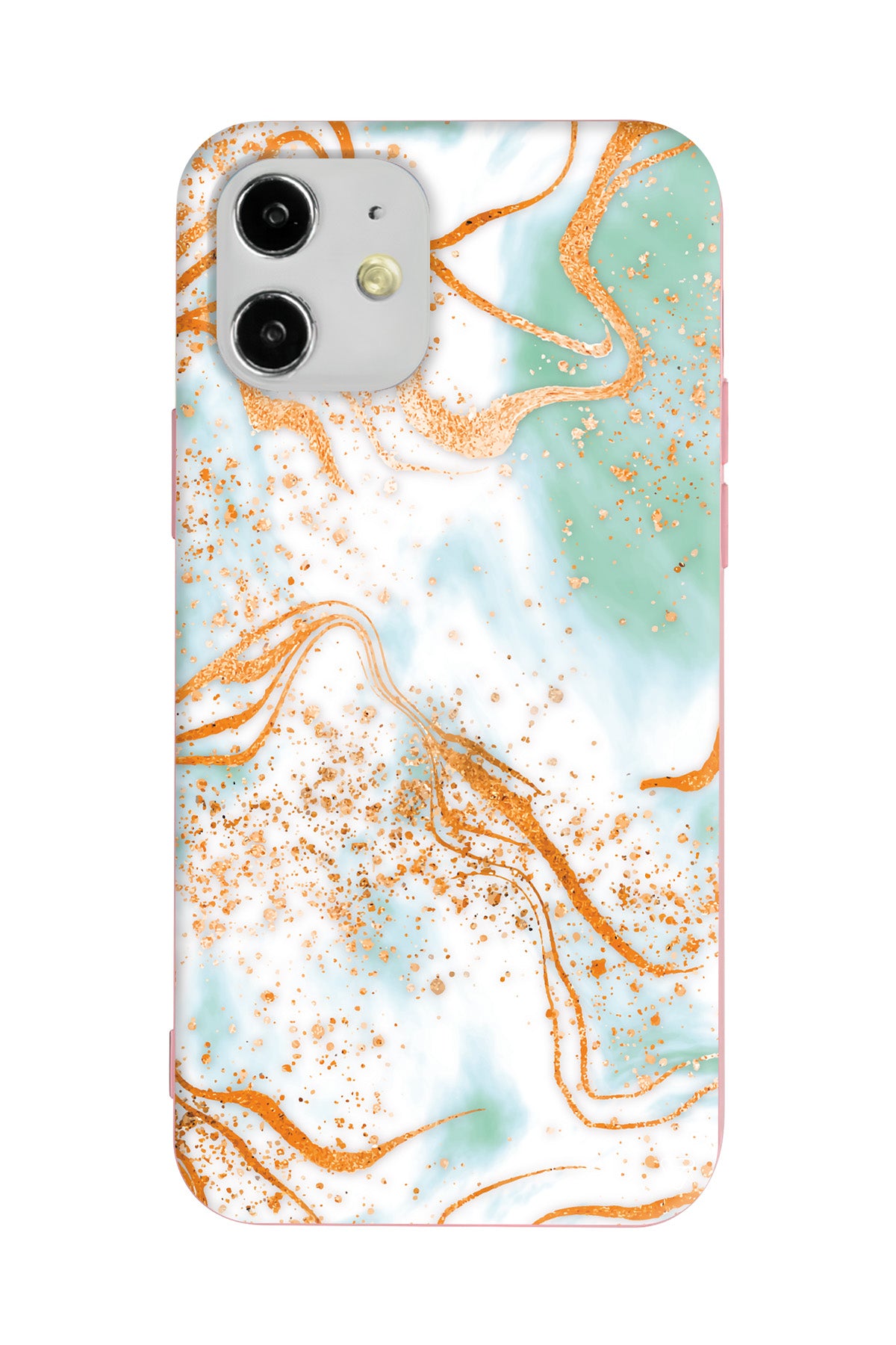 Turkuaz Lansman Model İçi Kadife Silikon Telefon Kılıfı