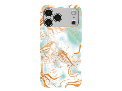 Turkuaz Lansman Model İçi Kadife Silikon Telefon Kılıfı