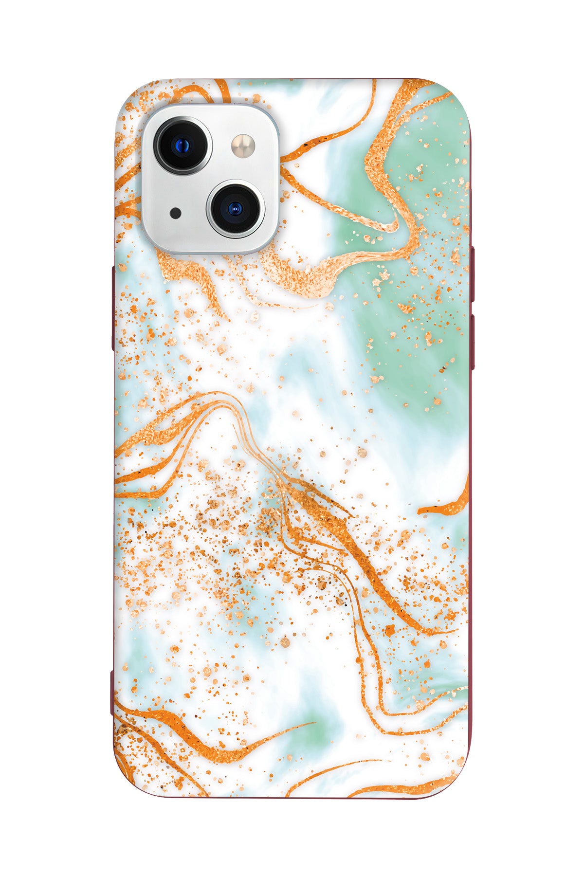 Turkuaz Lansman Model İçi Kadife Silikon Telefon Kılıfı