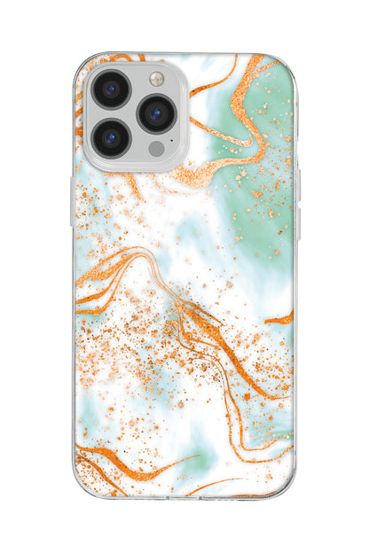 Turkuaz Lansman Model İçi Kadife Silikon Telefon Kılıfı