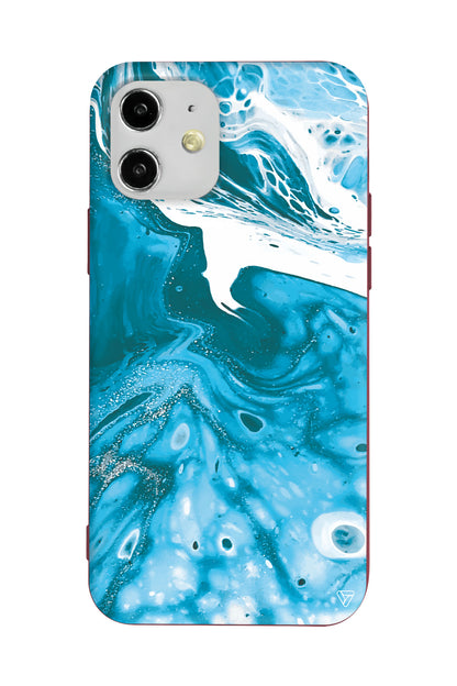 Mavi Kopuk 2 Lansman Model İçi Kadife Silikon Telefon Kılıfı